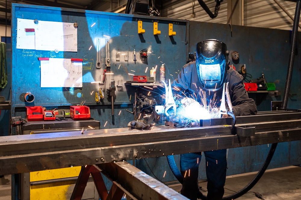 Notre atelier de fabrication metallerie ventoise soudure